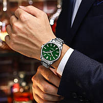 Curren 9090 Silver-Green, фото 3