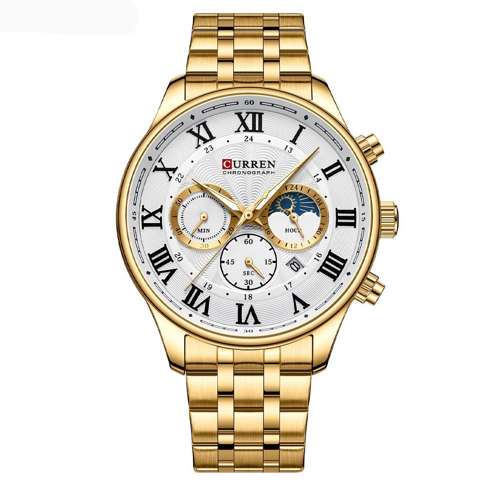 Curren 8427 Gold-White, фото 1