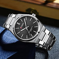 Curren 8439 Silver-Black, фото 2