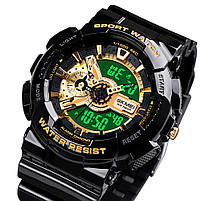 Skmei 1688 Black-Gold, фото 3