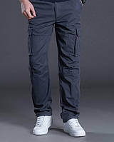 Брендові чоловічі тактичні штани Urban Force Урбан Форс карго з бавовни темно-сірі зручні новинка