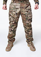 Брендові чоловічі тактичні штани KSMilitary рипстоп мультикам нові зручні для активного відпочинку