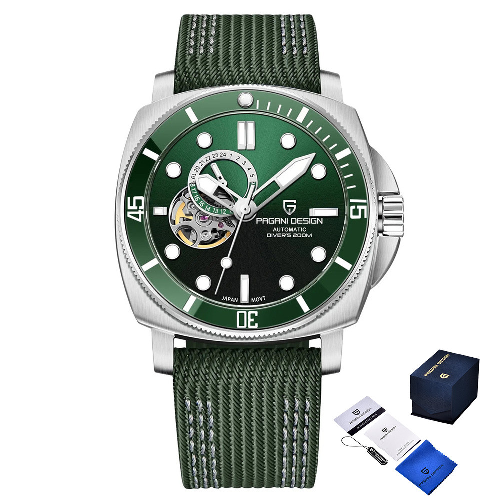 Pagani Design PD-1736 Silver-Green, фото 1