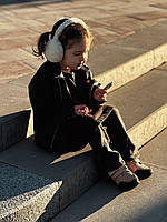 Дитячі рожеві ортопедичні шкіряні демісезонні черевики на липучках на хутрі 30 р, фото 7