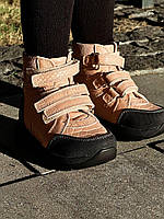 Зимові пудрові ортопедичні черевики для дівчинки на шерсті 38 р, фото 3