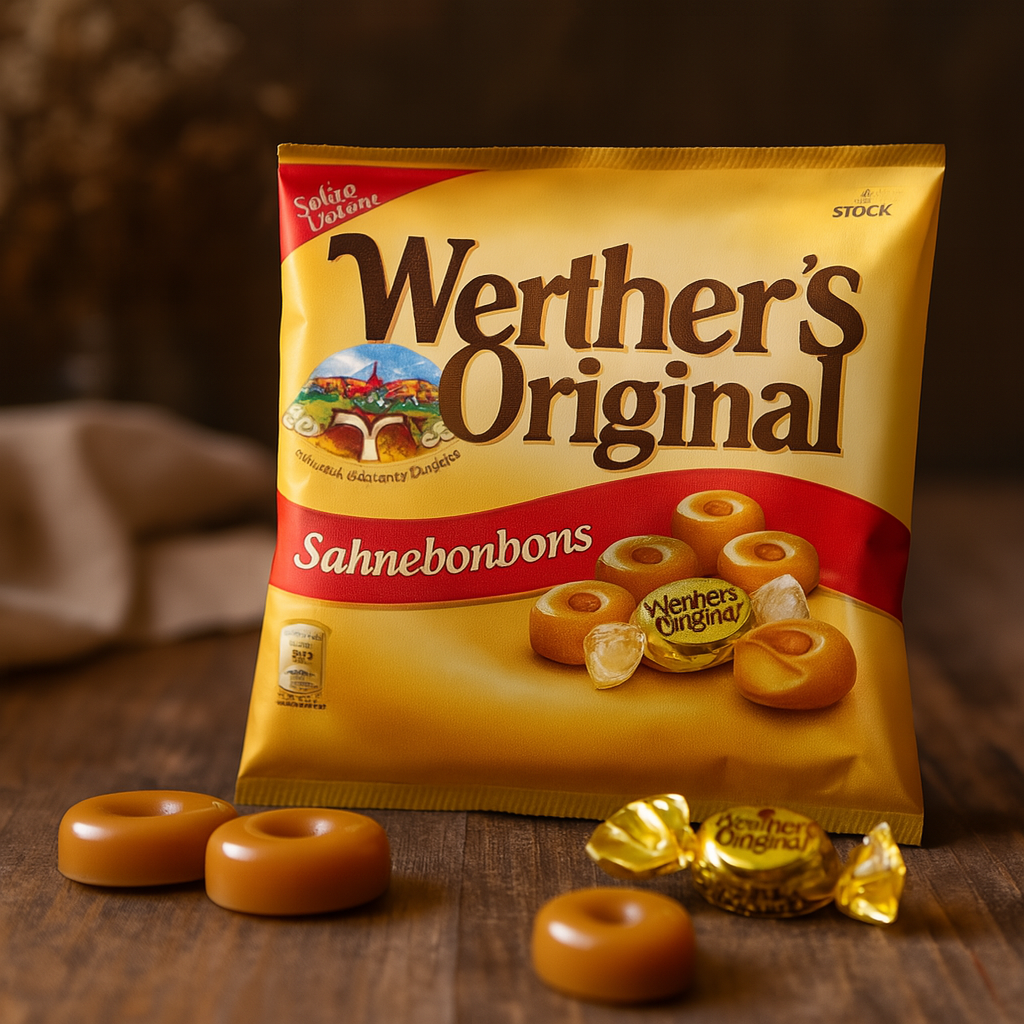 Цукерки Sahnebonbons 🍬 Werther's Original 180 гр. Німеччина, фото 1