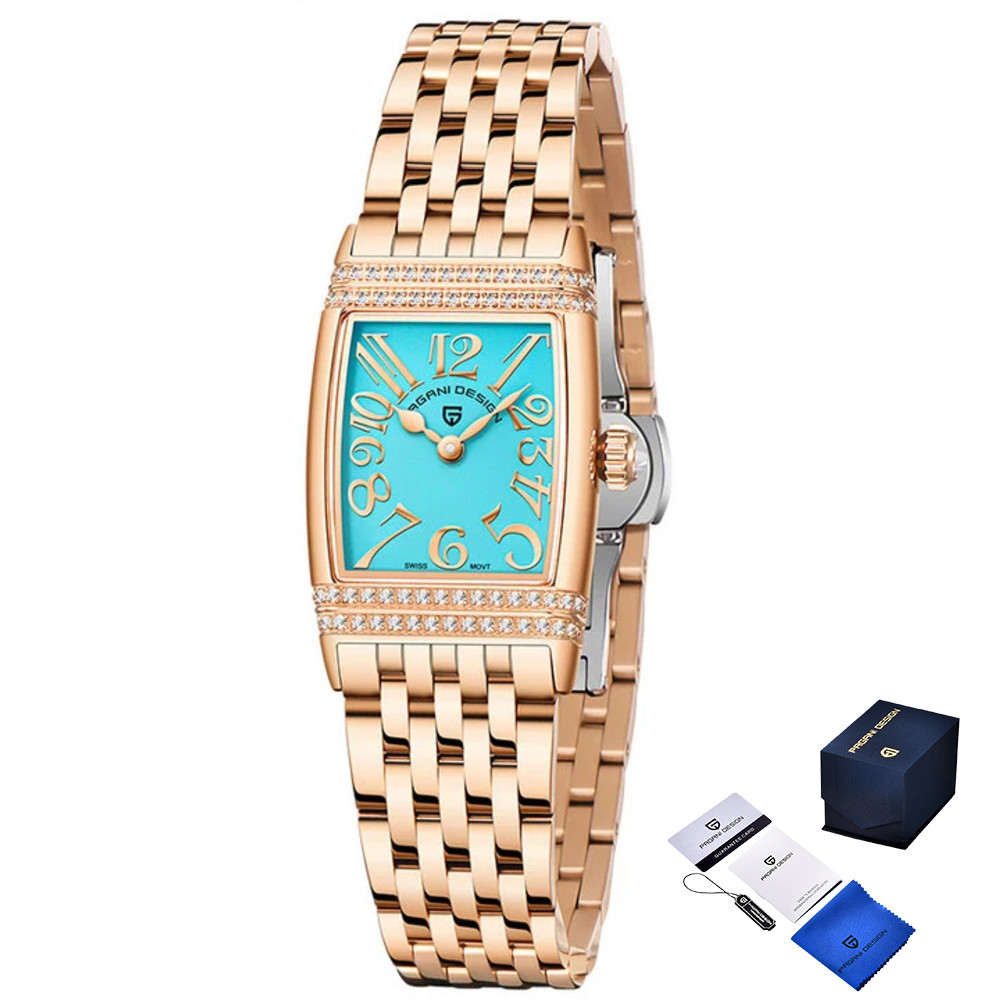 Pagani Design PD-1737 RoseGold-Blue, фото 1