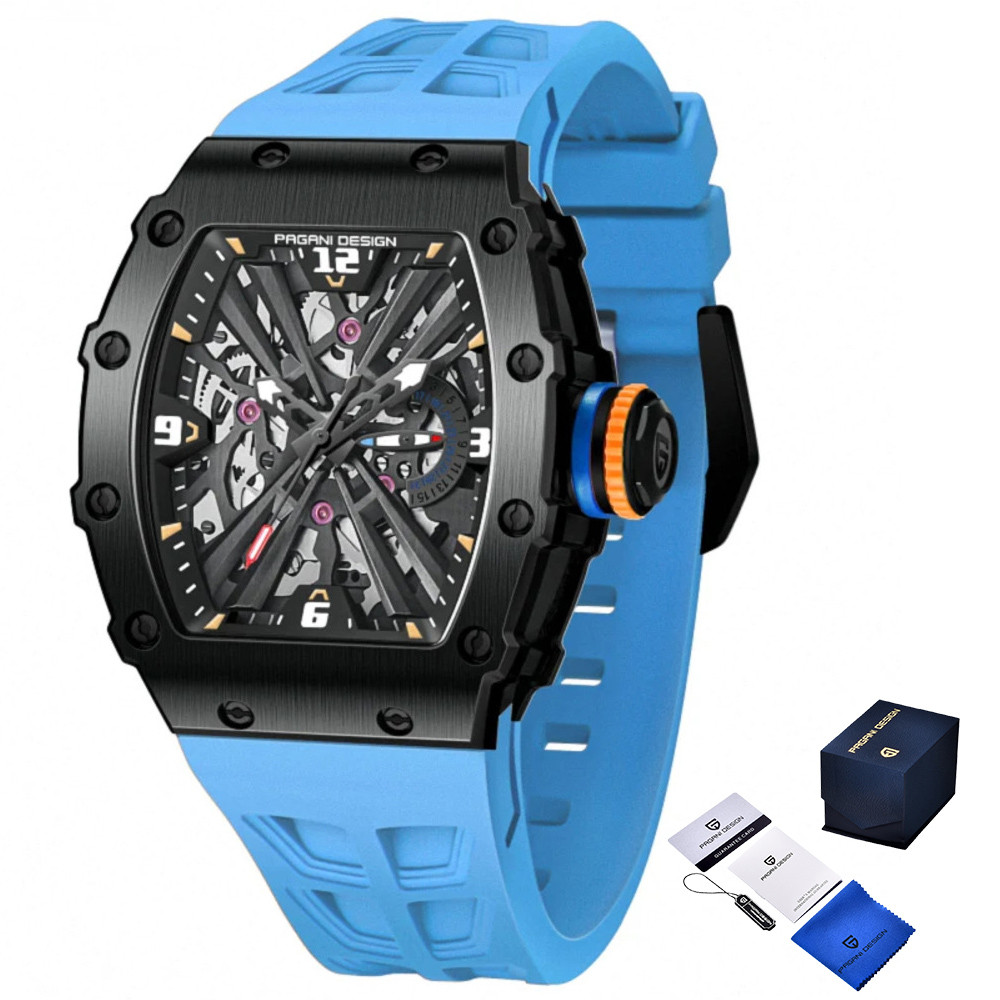 Pagani Design PD-1738 Black-Blue, фото 1