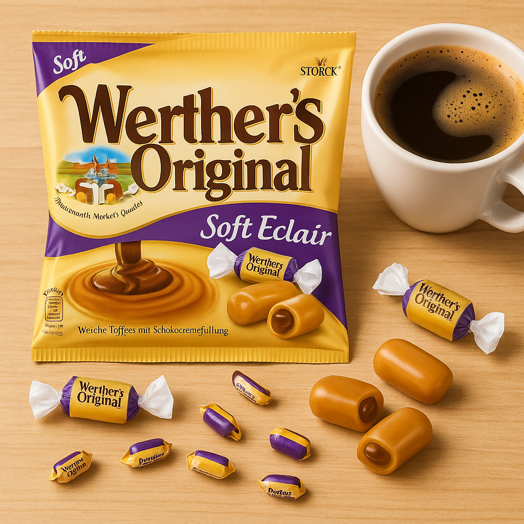 Цукерки Soft Eclair 🍬 Werther's Original 180 гр. Німеччина, фото 1