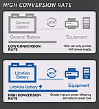 Акумулятор LiitoKala LiFePO4 12V 310 Ah LP-12310, LCD екран, USB + Type-C, фото 10