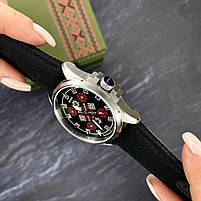 Awarder Embroidery Silver-Red Black Battery 10ATM, фото 6