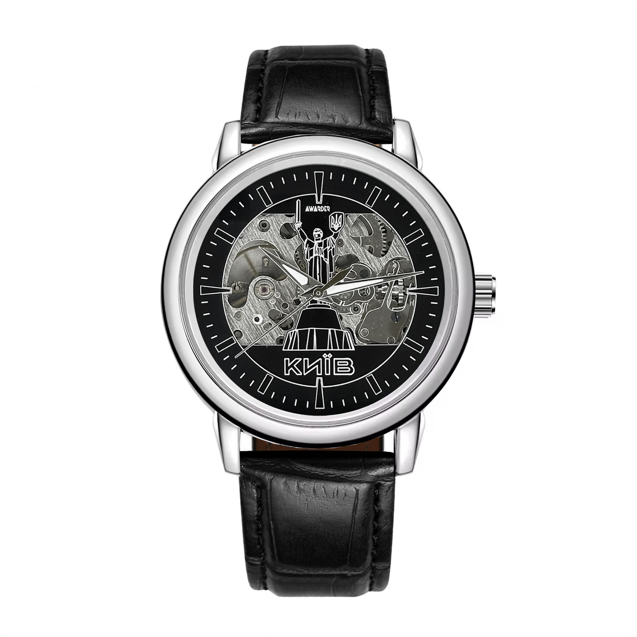 Чоловічий годинник Awarder 022 Київ II Silver-Black, фото 1
