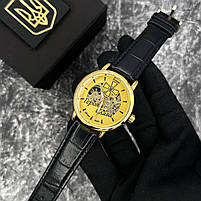 Годинник механічний Patriot 022GDGD Скелетон Героям Слава ЗСУ, фото 2