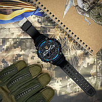 Patriot 001BUUAGD Тризуб золото Чорні з синім. + Коробка., фото 2