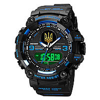 Patriot 001BUUAGD Тризуб золото Чорні з синім. + Коробка., фото 4