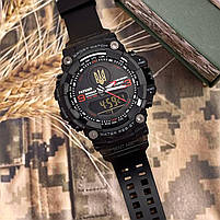 Patriot 001RDUAGD Тризуб золото Чорні з червоним + Коробка., фото 2