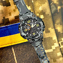 Patriot 002CMGYUASI Тризуб срібло Сірий камуфляж + Коробка., фото 3