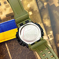 Patriot 002AGUASI Тризуб срібло Зелені + Коробка., фото 4