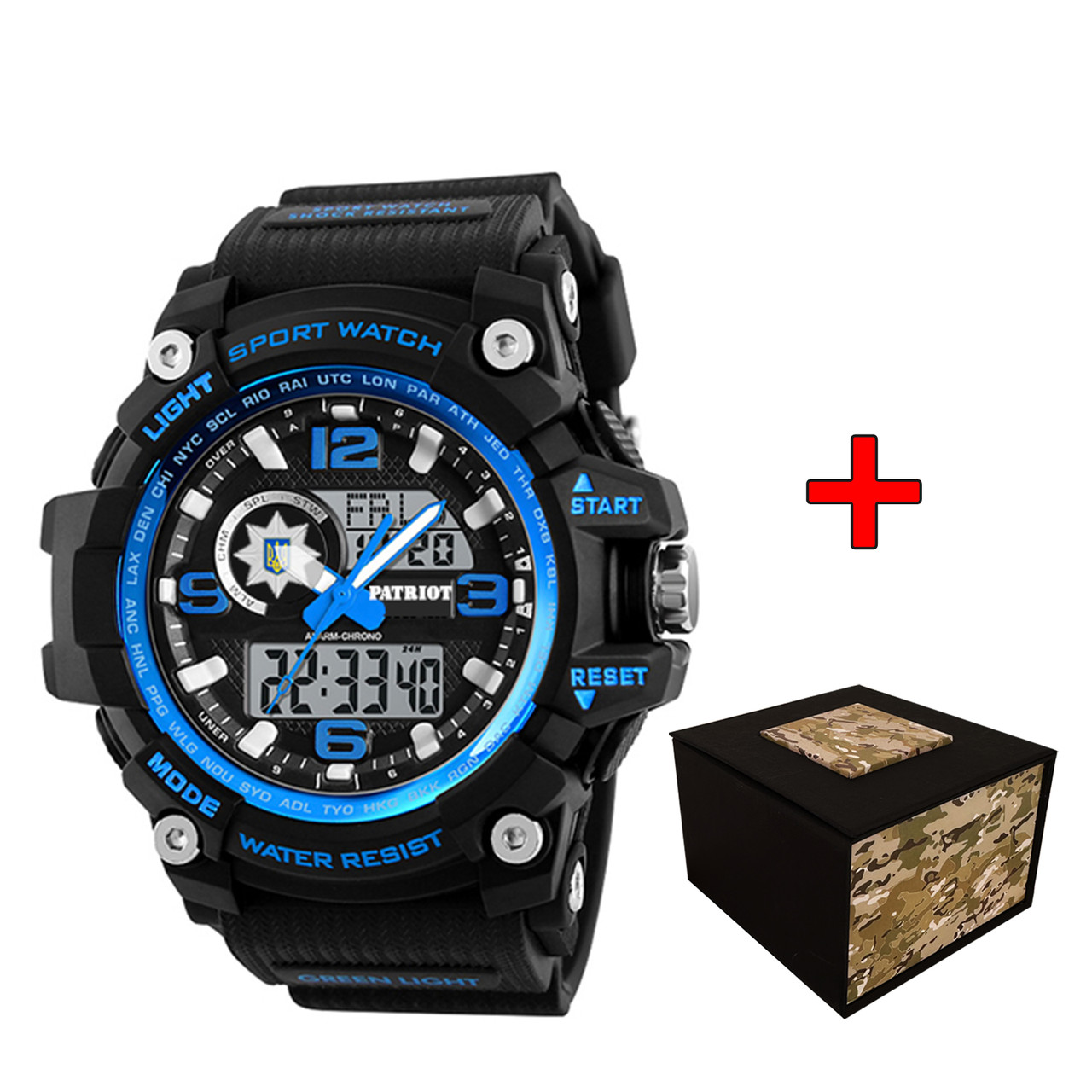 Patriot 012BUBKPO Поліція Чорні з синім + Коробка., фото 1