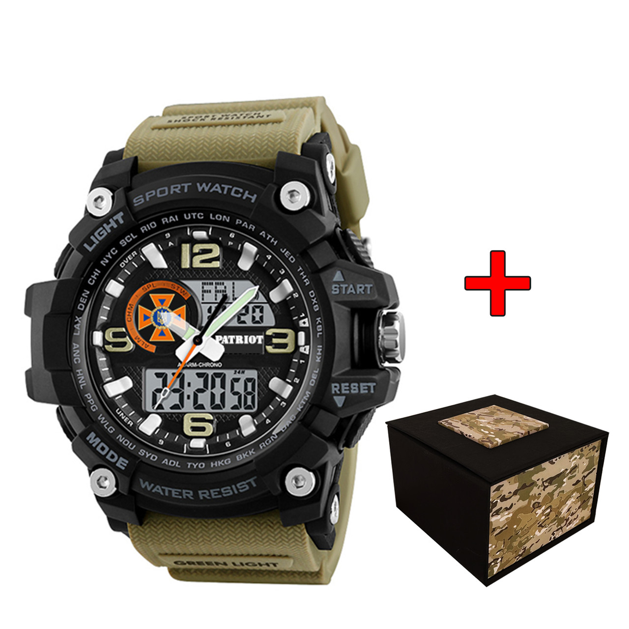 Patriot 012BKKHDSNS ДСНС Чорні з хакі + Коробка, фото 1