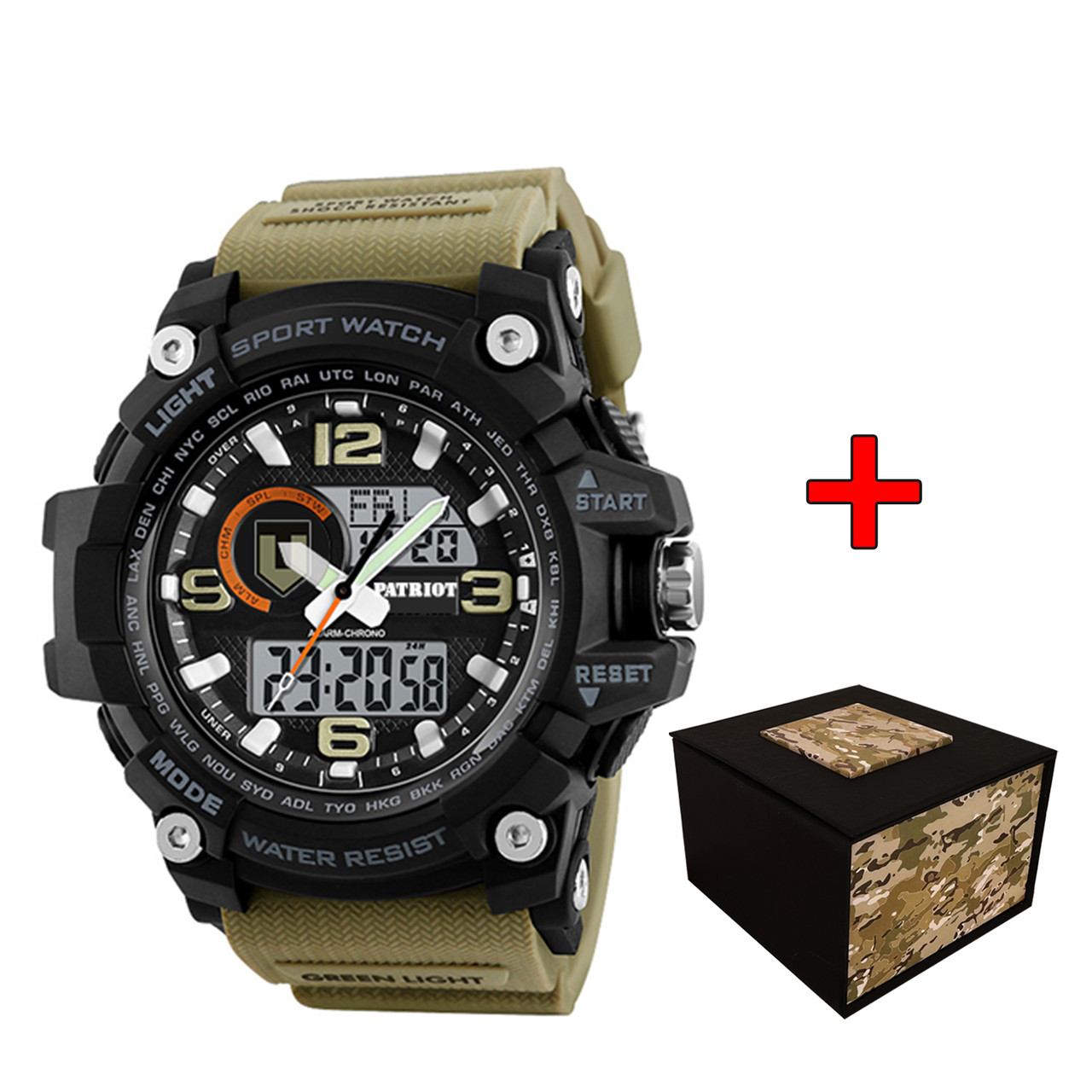 Patriot 012BKKHTRO ТРО Чорні з хакі + Коробка., фото 1