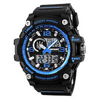 Patriot 012BUBKUASI Тризуб срібло Чорні з синім + Коробка, фото 2