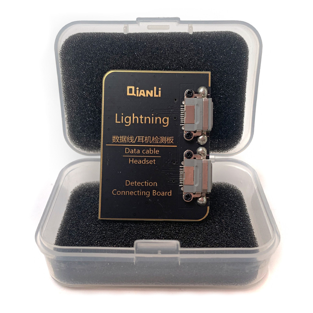 Плата до програматора QianLi iCopy Plus (VER 2.1), для перевірки кабелів Lightning, фото 1