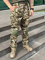 Брендові тактичні штани з наколінниками для чоловіків камуфляж піксель новий якісний універсальний бренд Stalker Сталкер