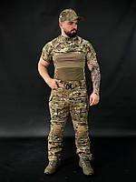 Брендовий комплект Han-wild Хан-Вайлд 4в1 для активного відпочинку з бавовни з тактичною сорочкою і штанами