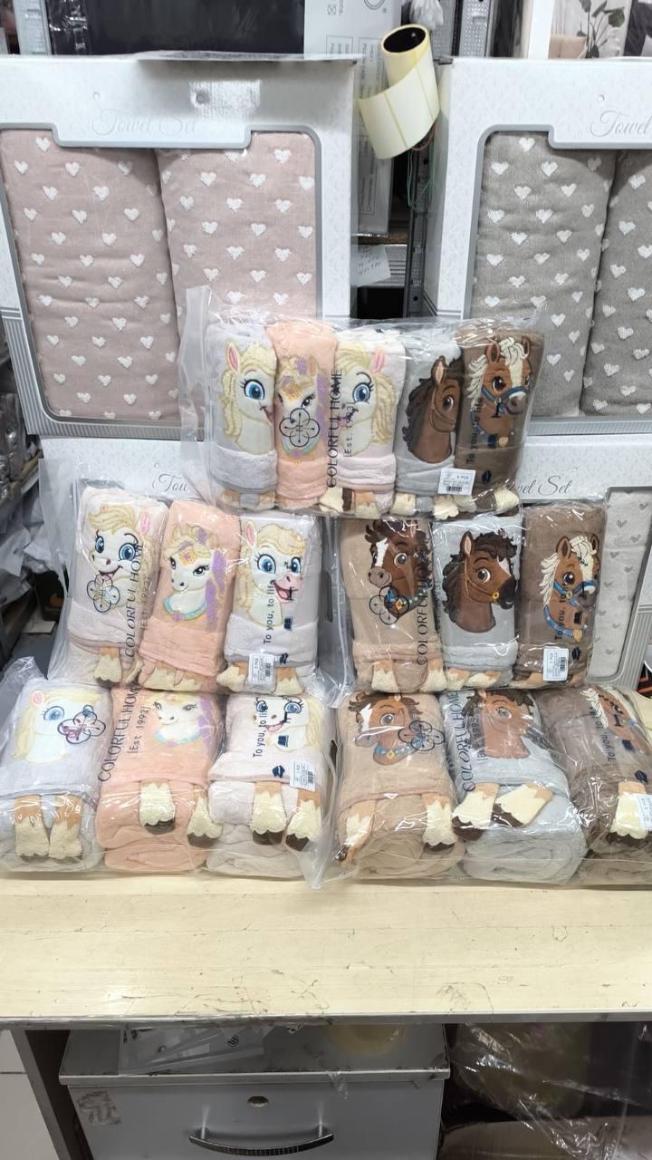 Подарунковий набір із 3 рушників/рушники для лазні, фото 1