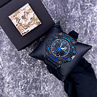 Patriot 006BUUASI Тризуб срібло Чорні з синім + Коробка., фото 2