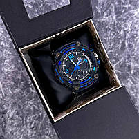 Patriot 006BUUASI Тризуб срібло Чорні з синім + Коробка., фото 3