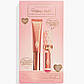 Набір для макіяжу губ і щік Charlotte Tilbury Pillow Talk Pinkgasm Lip & Cheek Set (рум'яна-хайлайтер і блиск)), фото 3