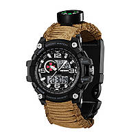 Patriot 012BKSU ЗСУ Чорні Паракордовий ремінець Khaki + Коробка, фото 2