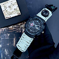 Patriot 005BKSU ЗСУ Чорні Паракордовий ремінець ACU + Коробка, фото 3