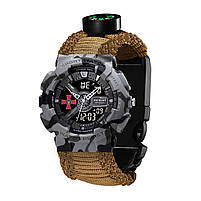 Patriot 005CMGYSU ЗСУ Сірий камуфляж Паракордовий ремінець Khaki + Коробка., фото 2