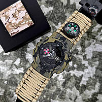 Patriot 005CMGRSU ЗСУ Зелений камуфляж Паракордовий ремінець Khaki + Коробка., фото 3