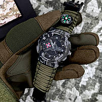 Patriot 005CMGYSU ЗСУ Сірий камуфляж Паракордовий ремінець Army Green + Коробка, фото 3