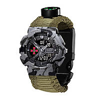 Patriot 005CMGYSU ЗСУ Сірий камуфляж Паракордовий ремінець Army Green + Коробка, фото 6