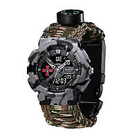 Patriot 005CMGYSU ЗСУ Сірий камуфляж Паракордовий ремінець Camo Green + Коробка., фото 6