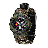 Patriot 005CMGRSU ЗСУ Зелений камуфляж Паракордовий ремінець Camo Green + Коробка., фото 6