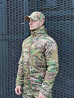 Брендова чоловіча куртка тактична Pave Hawk з технологією omni-heat чорна зимова зручна новинка