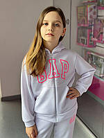 Дитячий спортивний костюм на змійці двохнитка, фото 3