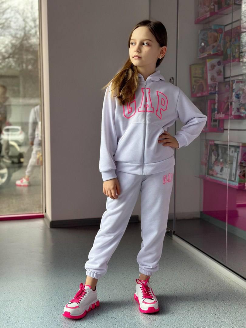 Дитячий спортивний костюм на змійці двохнитка, фото 1