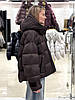 Пуховик жіночий Chanevia 25527 SEAL BROWN, фото 5