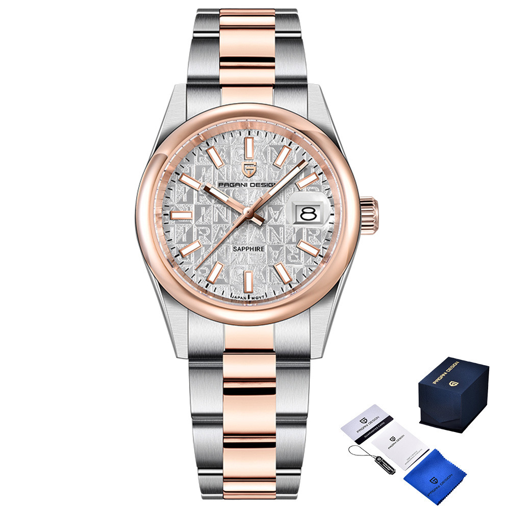 Pagani Design PD-1794M Silver-Rose Gold-White, фото 1