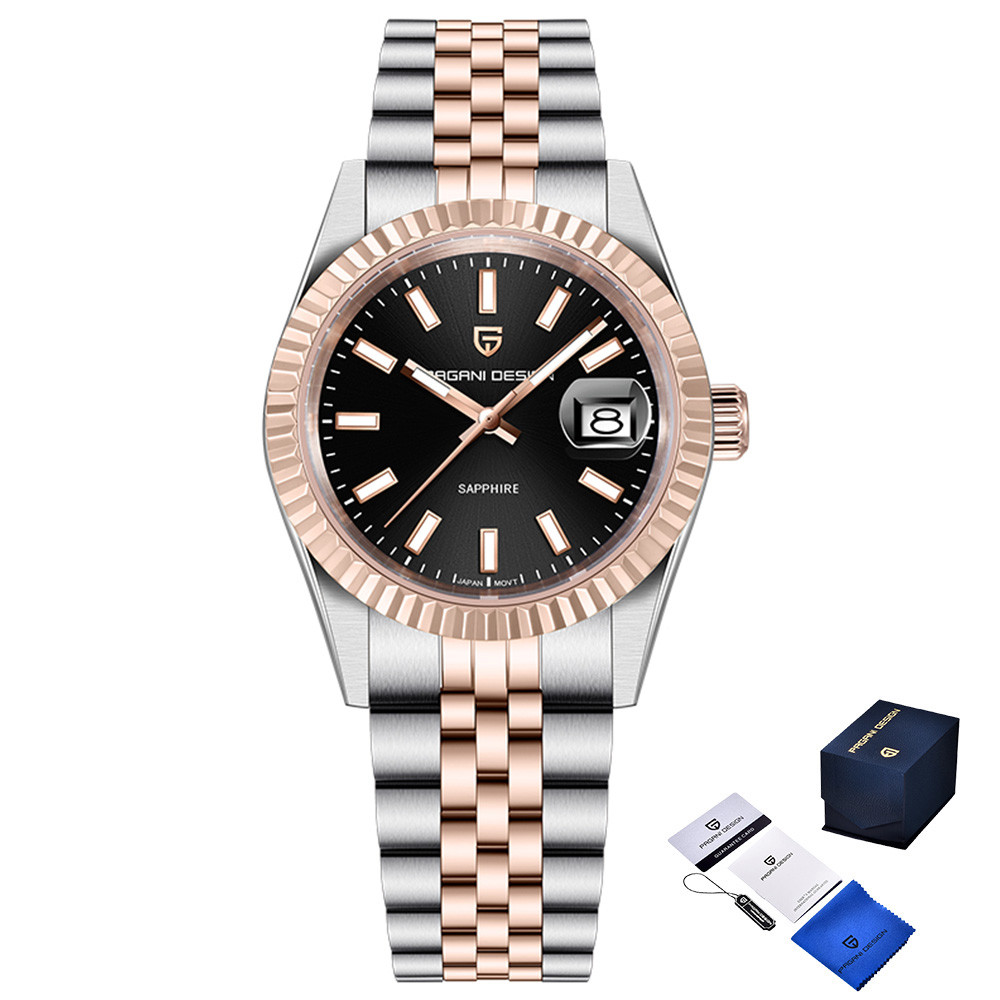 Pagani Design PD-1794M Silver-Rose Gold-Black, фото 1