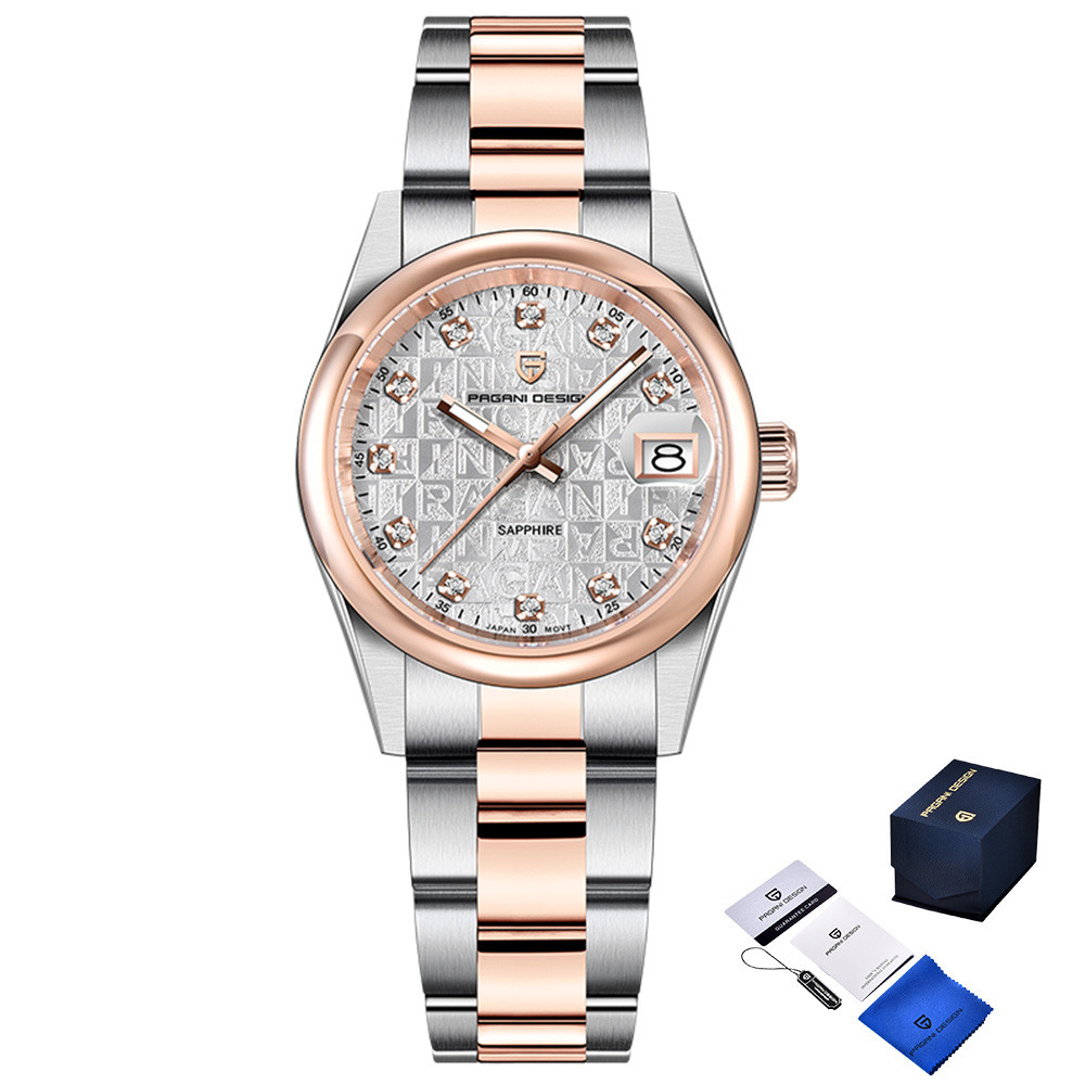 Pagani Design PD-1794L Silver-Rose Gold-White, фото 1