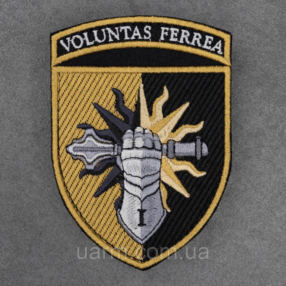 Шеврон 22 ОМБр Танковий батальйон "Voluntas Ferrea", фото 1