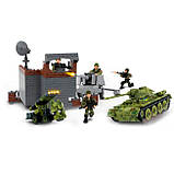 Конструктор IBLOCK  PL-921-498 Армія контрнаступ 650 деталей 4 фігурки, фото 2